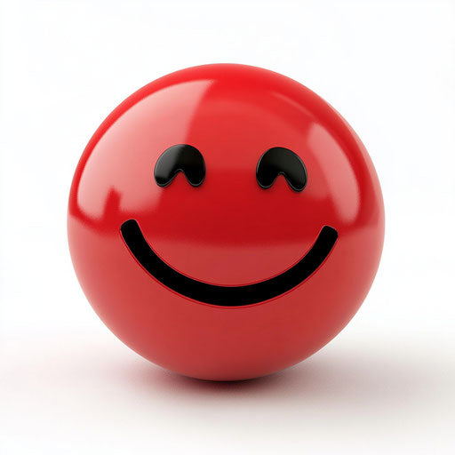 3D happiness in photo realistic style isolated clipart