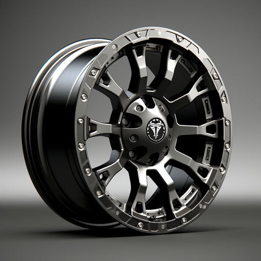 Old jeep updated with alloy wheels