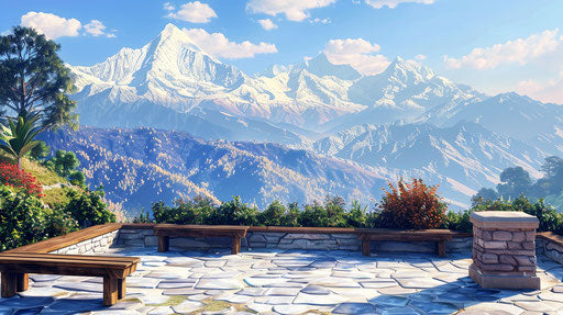 Animated Himalayan Landscape: Realistic and Breathtaking
