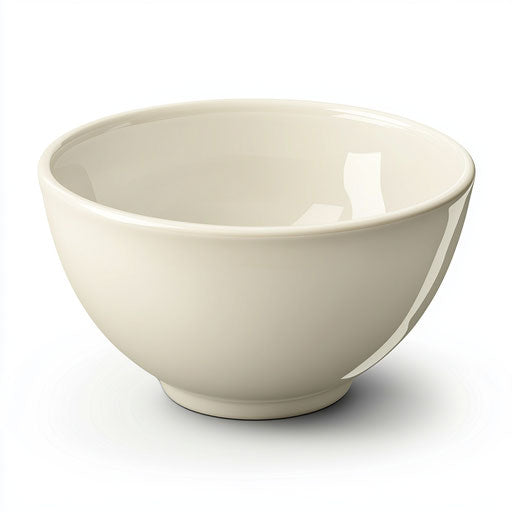 3D Mixing Bowl on flat white background