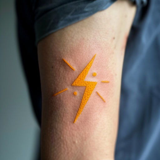 Cursed lightning bolt symbolizing speed and sudden insight