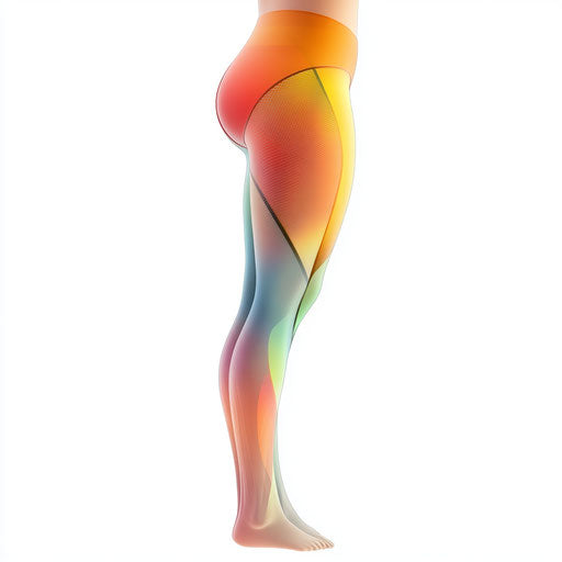 3D Tights in photo realistic style on flat white background, isolated clipart