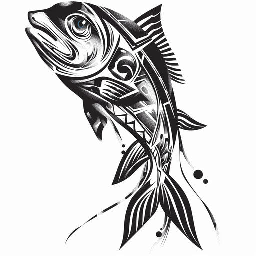 Fish Tattoo Blueprint Kit
