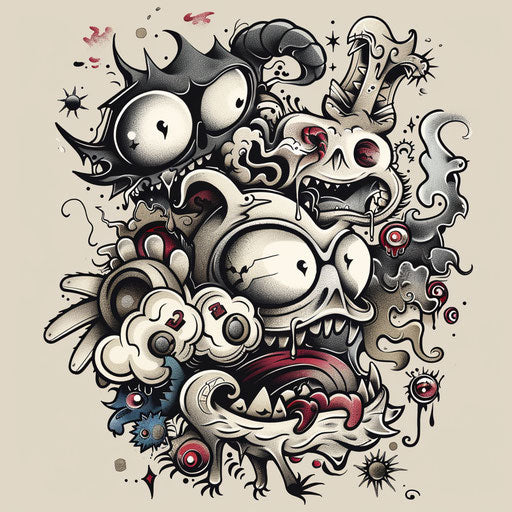 Tattoo symbols with whimsical themes