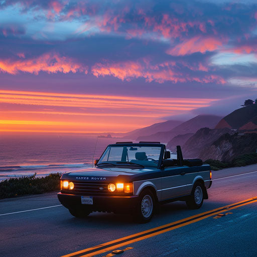 Sunset on the Pacific Coast Highway