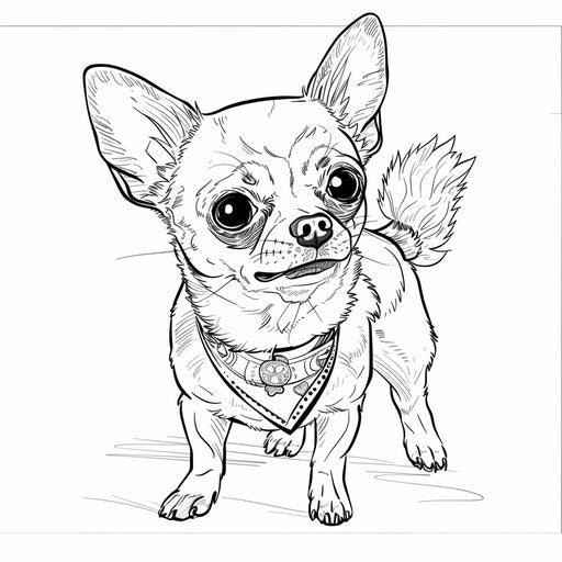 Chihuahua ready for adventure