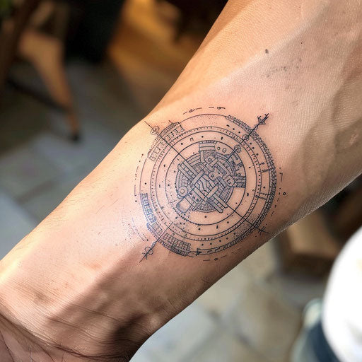 Mayan Tattoo Design Set