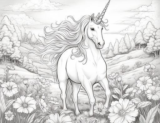 Brainy Fun with Unicorn Coloring Pages for Kids