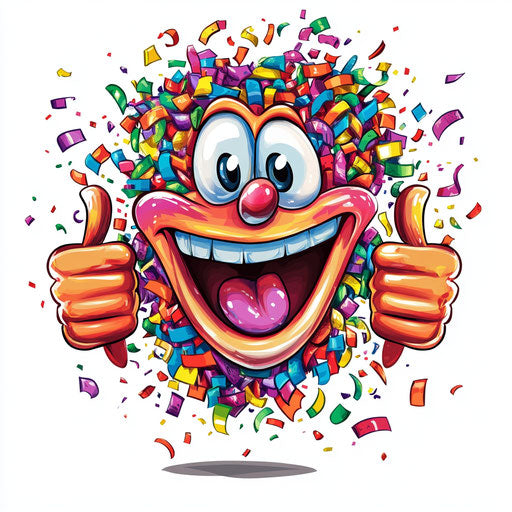 Essential Confetti Caricature Clipart for Modern Marketing