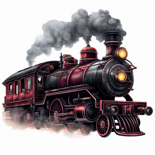 Steam clipart in the style of Chiaroscuro Art