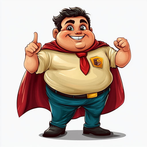 Distinctive Student Caricature Clipart for Unique Gifts