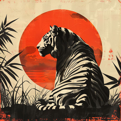 White Tiger Habitat in Habitat: Vivid 4K Imagery