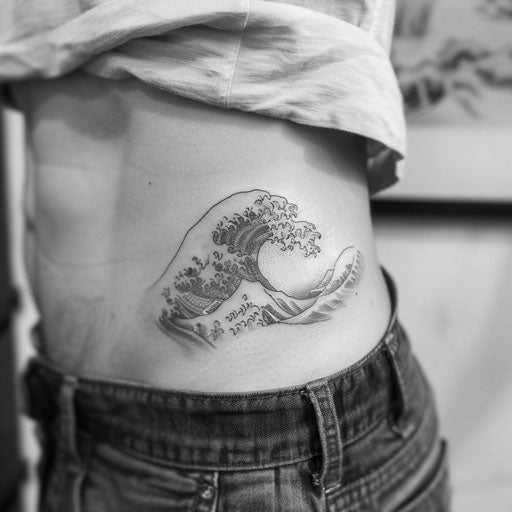 Minimalist waves on the ribs