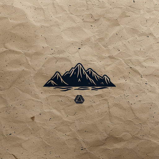 Top logo design with vintage fonts and earthy tones, on a textured paper background