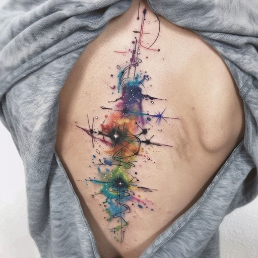 Dazzling Spine Tattoo Files