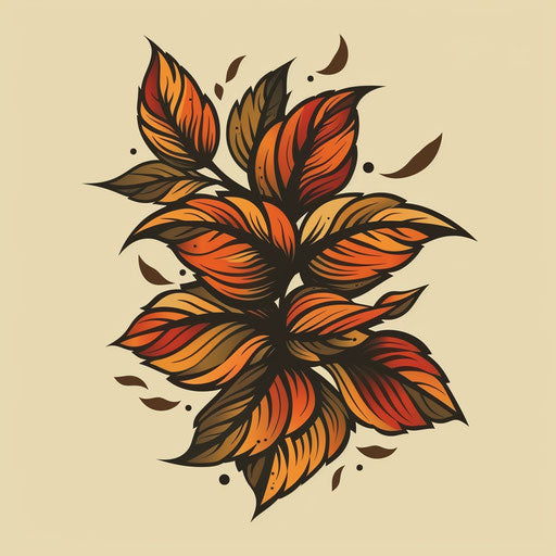 Vintage flat tattoo sketch in clipart style