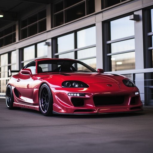 Bright cherry red classic Supra