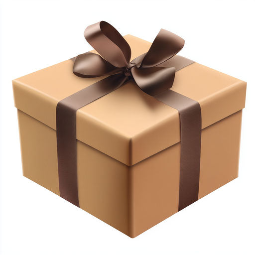 Realistic gift wrap clipart, high resolution, isolated