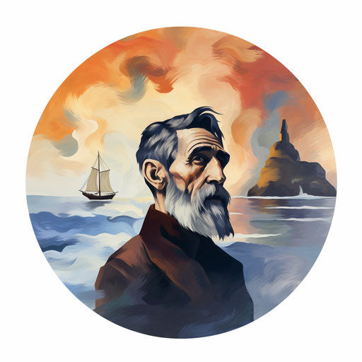 Quiz illustration in the style of oil painting