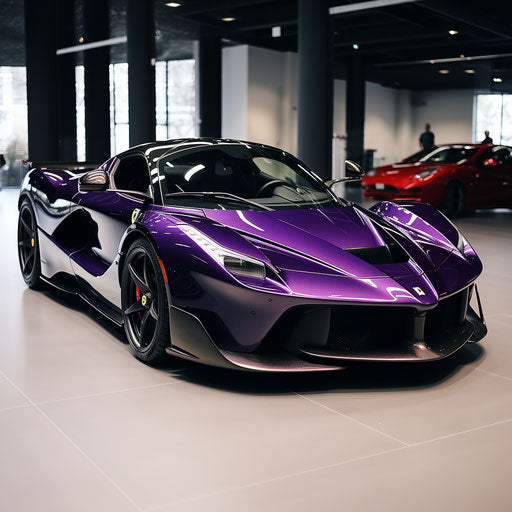 LaFerrari classic bright purple