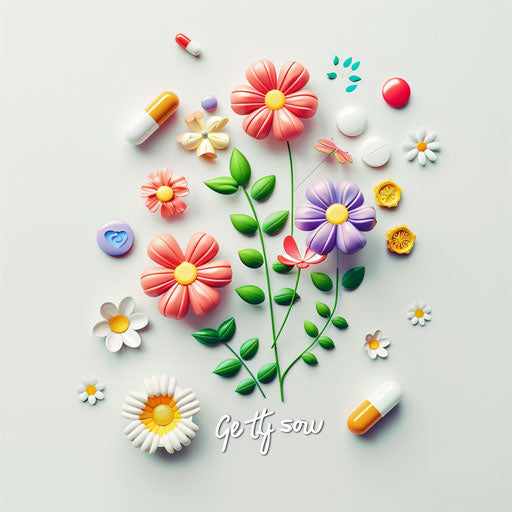 Photo realistic get well soon clipart on white background