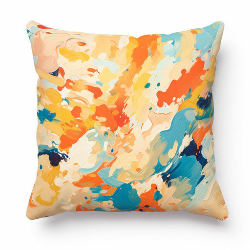 Artistic depiction of pillow in Impressionistic style