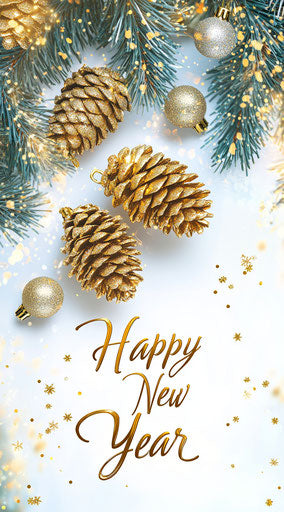 Joyous Images Of Happy New Year'S Holiday Greetings