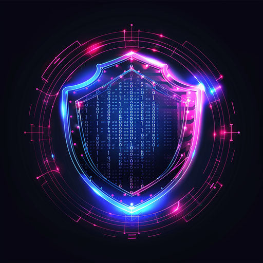 Digital emblem of the cybersecurity company