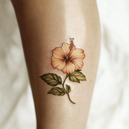 Modern Hibiscus Flower Tattoo Tattoo Sketches