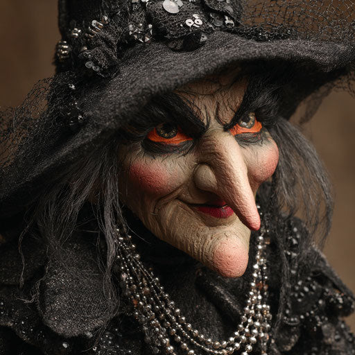 Witch Doll with an Uneasy Smile