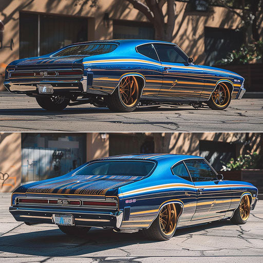 1969 Chevrolet Chevelle SS lowrider with hydraulics