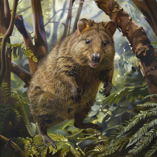 Graceful exploration of a lush rainforest canopy