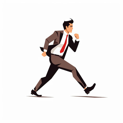 Fast clipart in the style of Minimalist, on white background