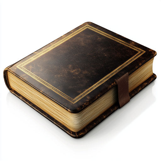 3D Bible on flat white background, isolated clipart