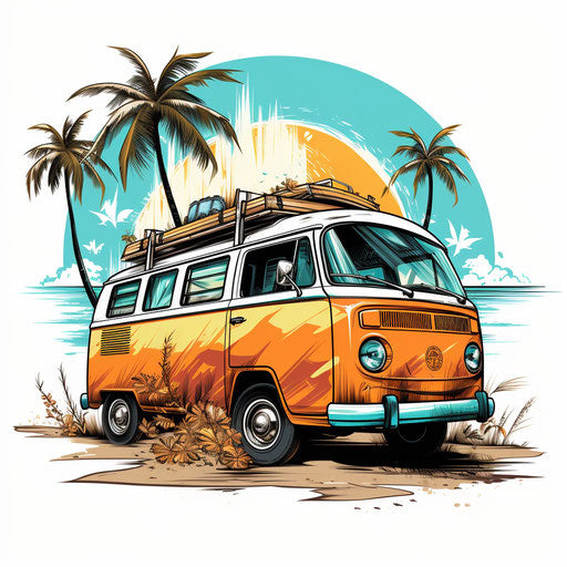 Spring break in the style of Chiaroscuro Art