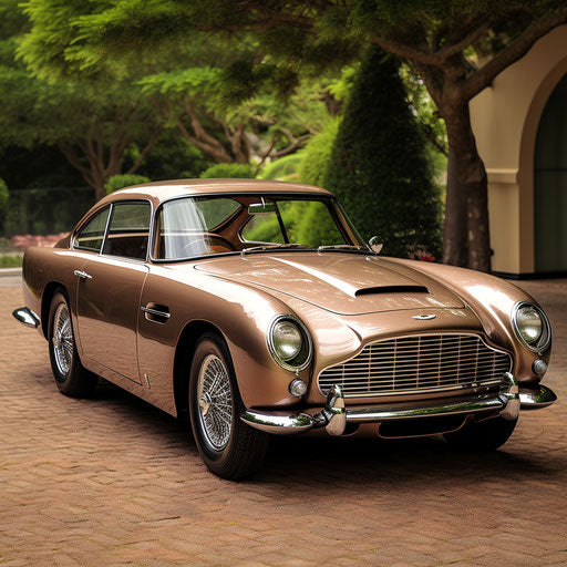 Brown car with hex code #5A4134