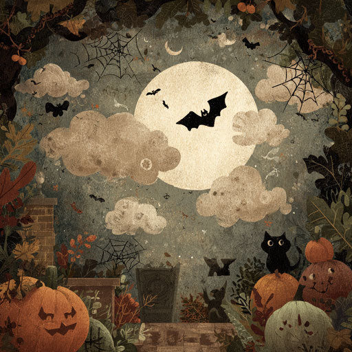 Festive and Nostalgic Halloween Atmosphere