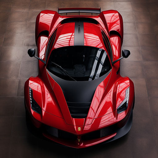LaFerrari classic top view