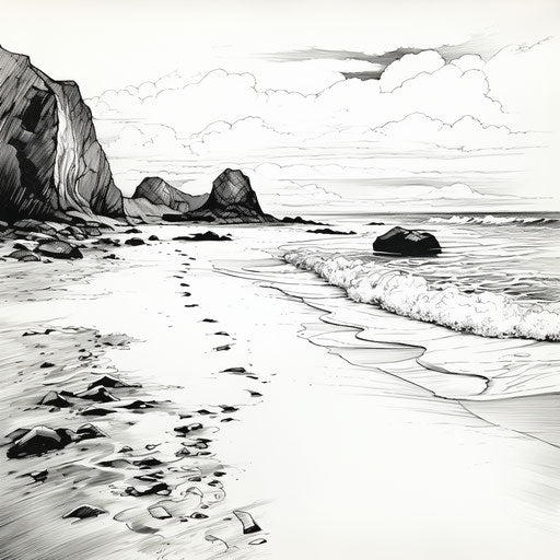 Clean and sharp beach