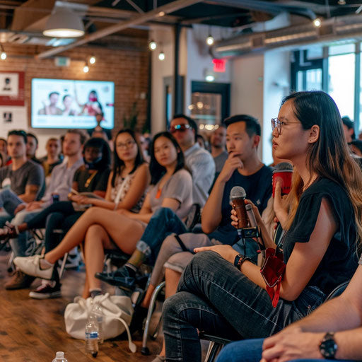 High-energy startup pitch competition