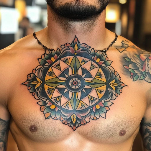 Artistic Mandala Tattoo Men Tattoo Sketches