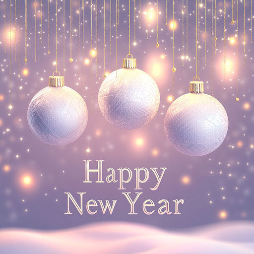 Elegant Happy New Year Images 2025 NYE Illustrations