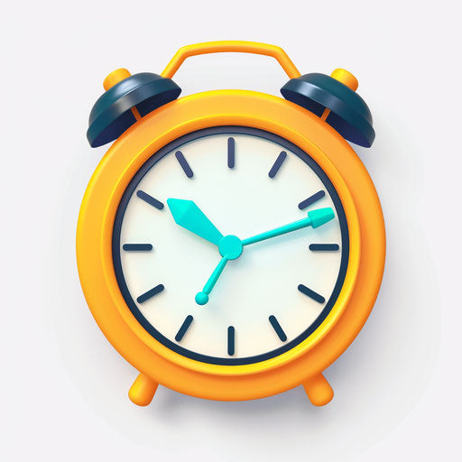 Reminder clipart with random flat background and glossy finish