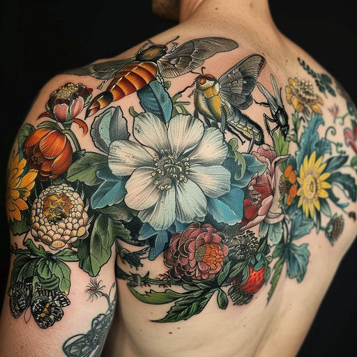 Shoulder Tattoos For Men Tattoo Art Set