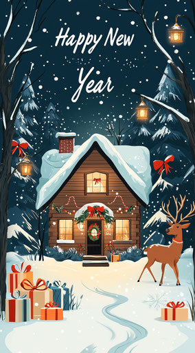 Vibrant New Image Happy New Year Celebration Graphics