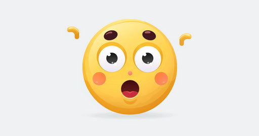 Jump emoji, flat design, simple shapes