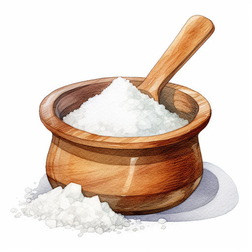 Seasoning clipart in the style of Oil painting, on white background