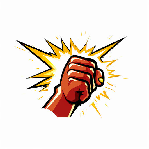 Minimalist style clipart of powder on white background