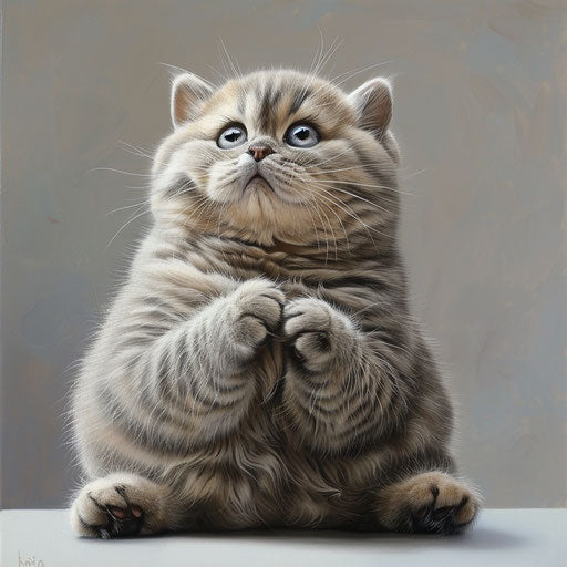 Fat cat kitten