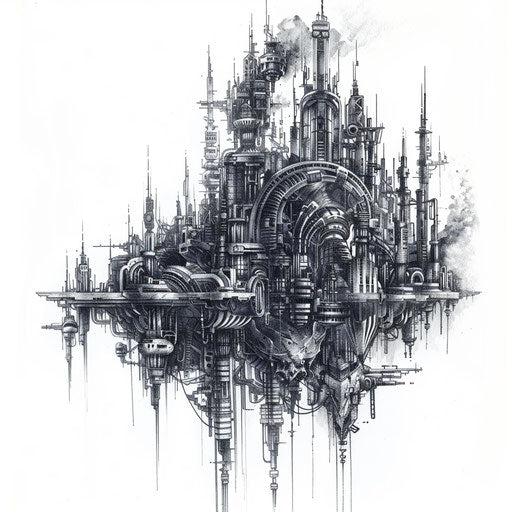 Sophisticated Mechanical Tattoo Designs